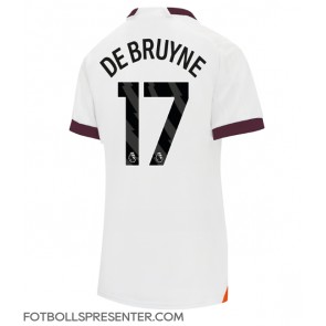 Manchester City Kevin De Bruyne #17 Borta Matchtröja Dam 2023-24 Kortärmad